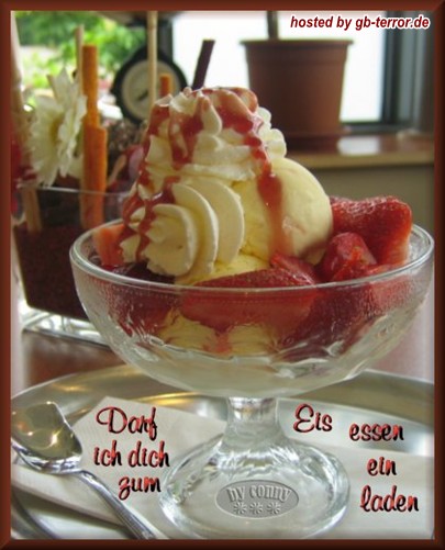 Darf ich Dich zum Eis essen einladen?