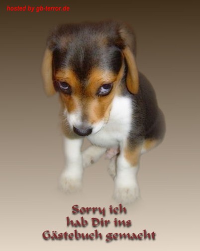 Sorrry ich hab Dir ins Gästebuch gemacht.