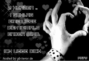2 Herzen. 1 Schlag, eine Liiebe die niemals enden wird. Ich liebe Dich.