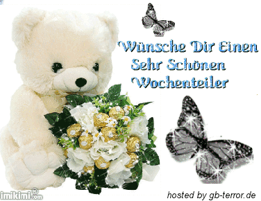 Wünsche Dir einen sehr schönen Wochenteiler