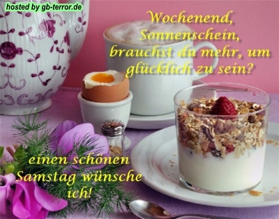 Wochenend, Sonnenschein brauchst du mehr, um glücklich zu sein? Einen schönen Samstag wünsche ich !
