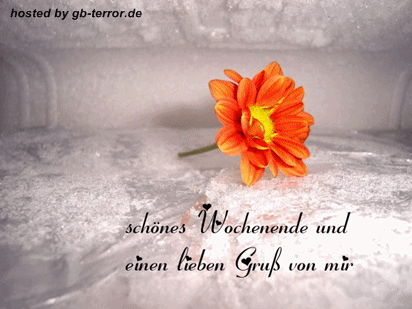 Schönes Wochenende und eine lieben Gruß von mir.