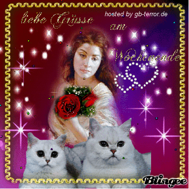 Liebe Grüße am Wochenende.