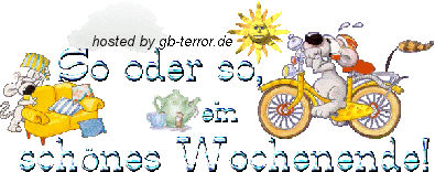 So oder so ein schönes Wochenende!