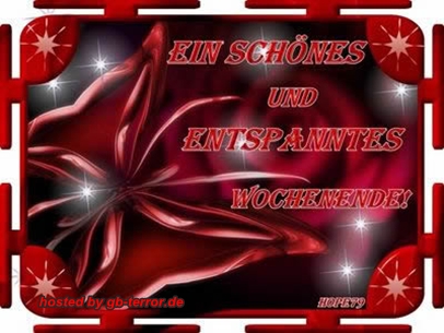 Ein schönes und entspanntes Wochenende!