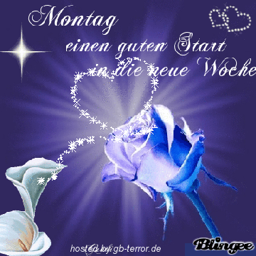 Montag, einen guten Start in die neue Woche.