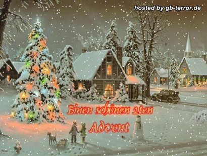 Winterlandschaft - Ich wünsche Dir einen schönen 2. Advent.
