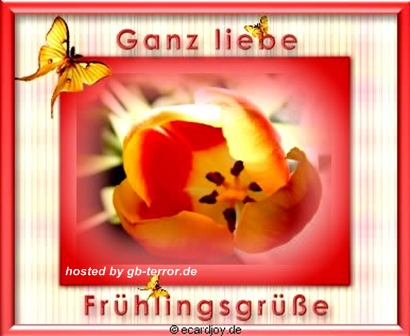 Ganz liebe Frühlingsgrüße.