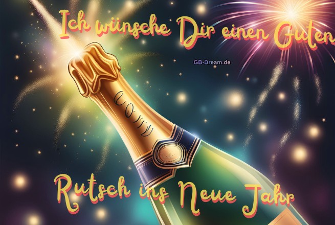 Ich wünsche Dir einen Guten Rutsch ins Neue Jahr!