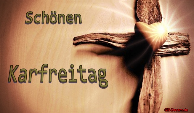 Schönen Karfreitag Kreuz