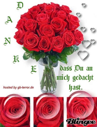 Danke daß Du an mich gedacht hast.