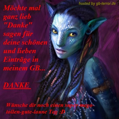 Danke fuer den Gaestebucheintrag