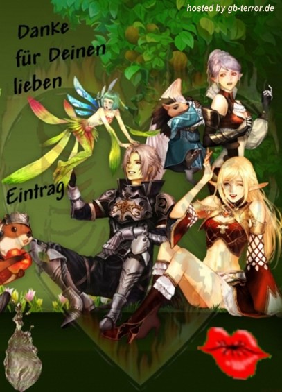 Danke fuer den Gaestebucheintrag