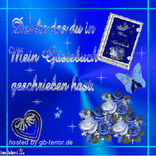 Danke fuer den Gaestebucheintrag