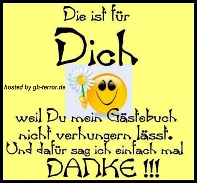 Danke fuer den GB-Eintrag