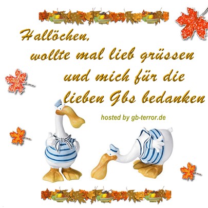 Danke fuer den GB-Eintrag