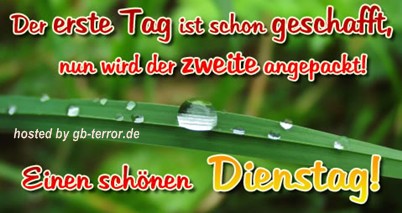 Gaestebuchbild Dienstag