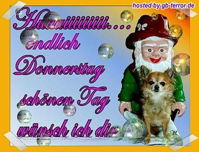 Donnerstags Gaestebuchbild