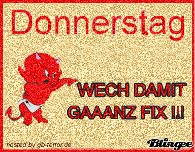 Donnerstagsgruesse GB Bild