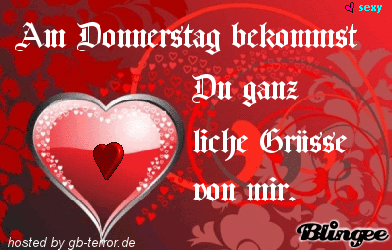 Donnerstagsgruesse GB Eintrag