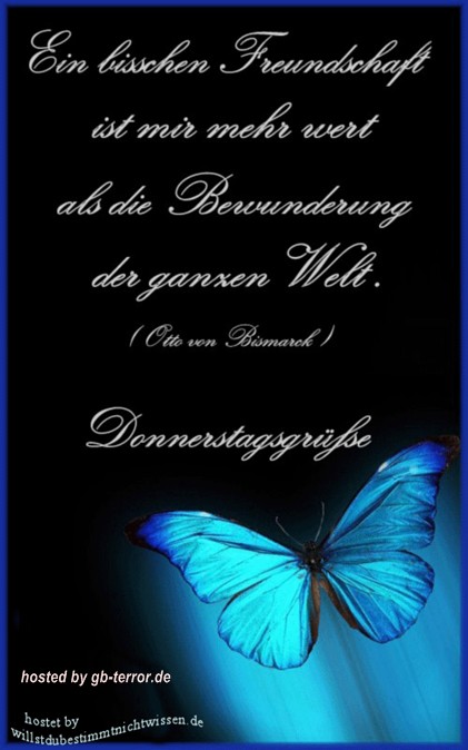 Donnerstagsgruss GB Bild