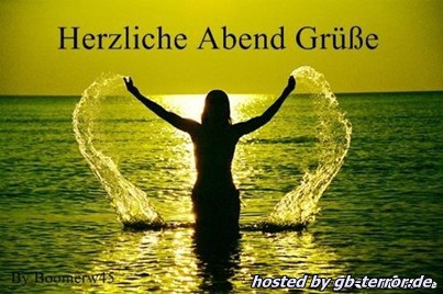 Gaestebuch Bild Abend Gruss