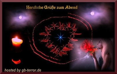 Gaestebuch Bild Abend Gruss