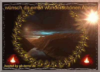 Gaestebuch Bild Abend Gruss