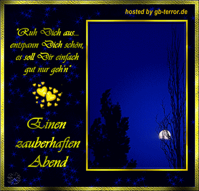 Gaestebuch Bild Abend Gruss