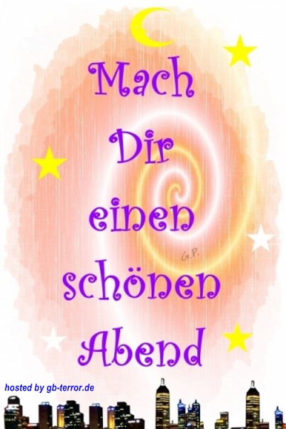 Gaestebuch Bild Abend Gruss