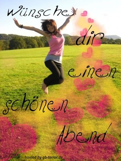 Gaestebuch Bild Abend Gruss