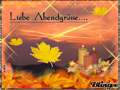 Guten Abend Gruss Bild Animiert