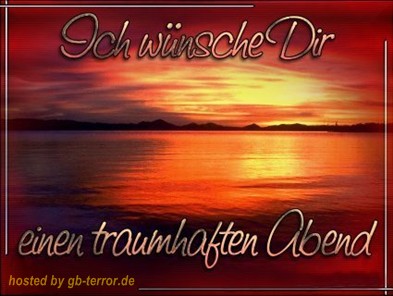 Guten Abend Gruss GB Bild
