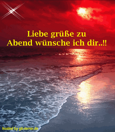 Schoenen Abend Gaestebuchbild