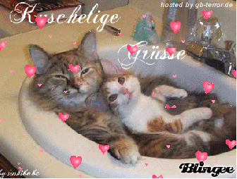 Kuschelige Gruesse Gaestebuchbild