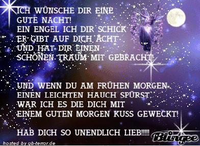 GB Eintrag Gute Nacht