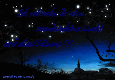 GB Eintrag Gute Nacht