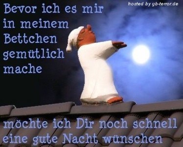 GB Eintrag Gute Nacht