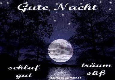 Gute Nacht Gaestebuchbild