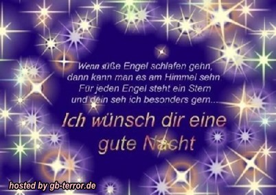 Gute Nacht GB-Bild