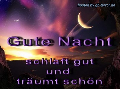 Gute Nacht GB-Bild