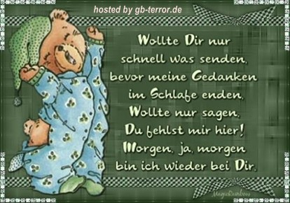 Gute Nacht GB Bild