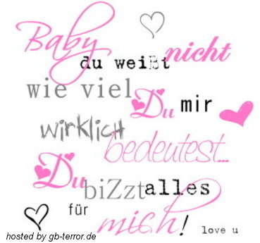 Ich liebe Dich GB Eintrag