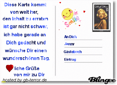 Jappy Gästebuch Eintrag