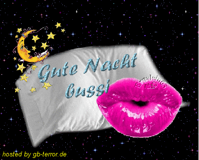 GB Bild Gute Nacht Kuss