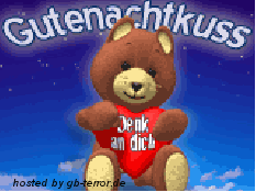 GB Pic Gute Nacht Kuss
