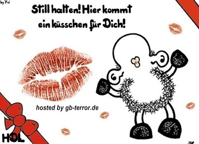 Kuesschen fuer Dich Gaestebuch Bild