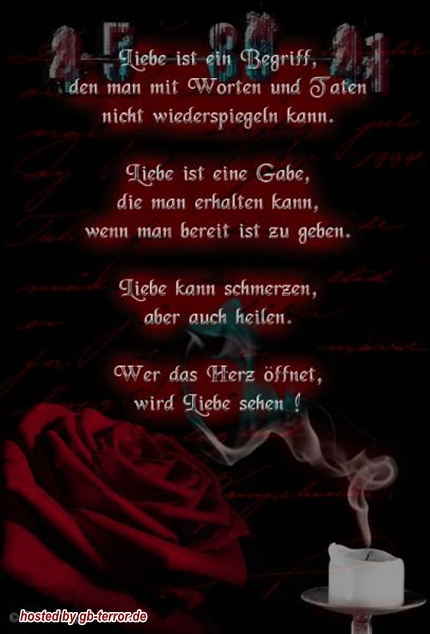 Liebesspruch GB Bild