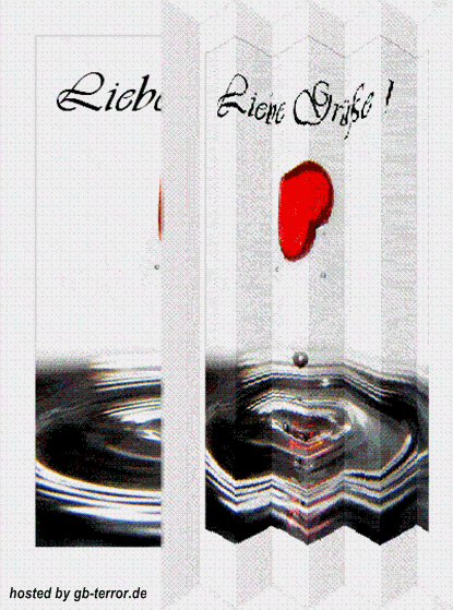 Gaestebuchbild Liebe Gruesse