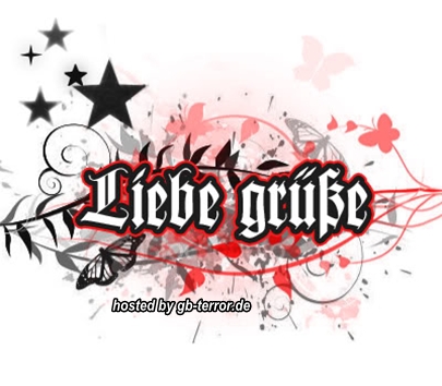 Gaestebuchbild Liebe Gruesse